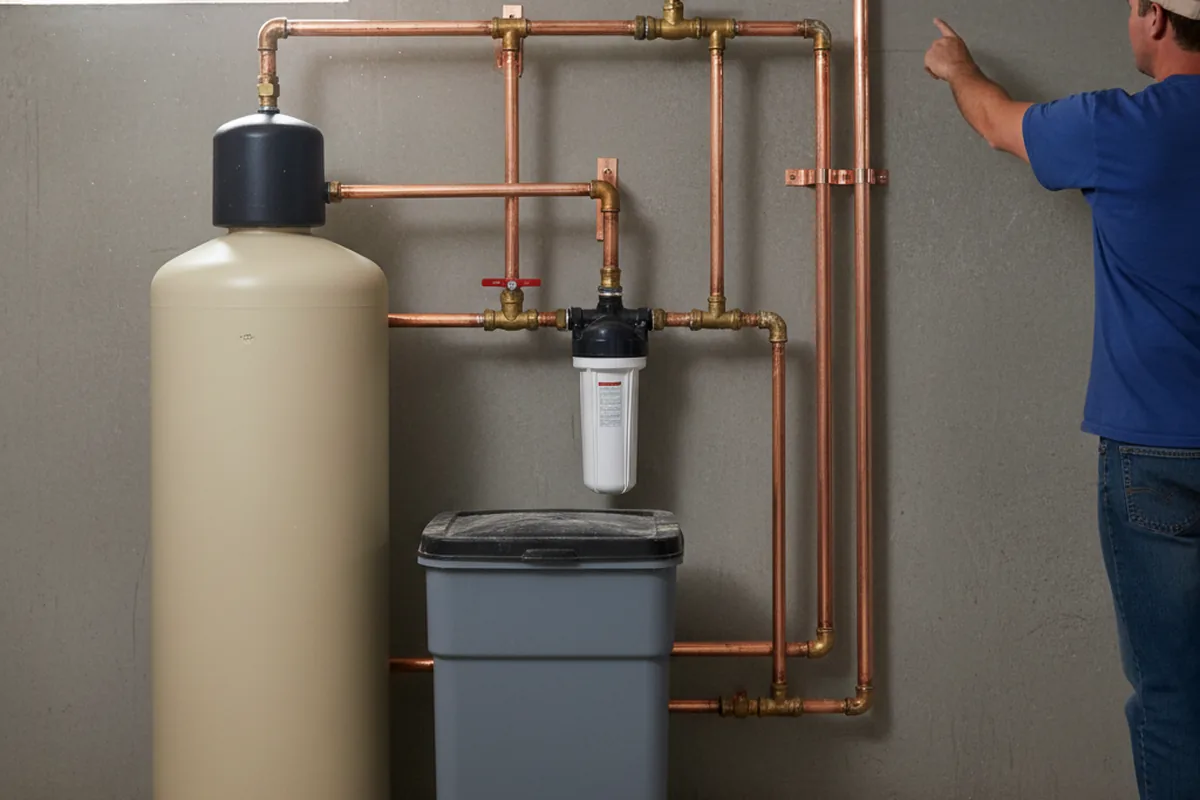 Whole-house water treatment system installed in Clayville